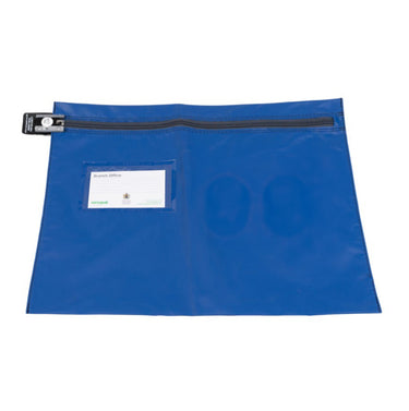 Security Wallet for Personal Items AS1 Button Blue